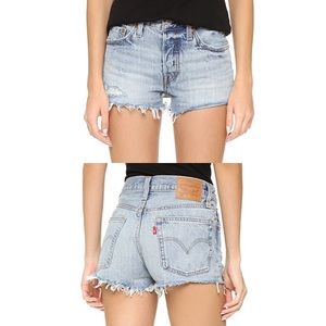 LEVI’S PREMIUM ▸ 501 shorts • waveline